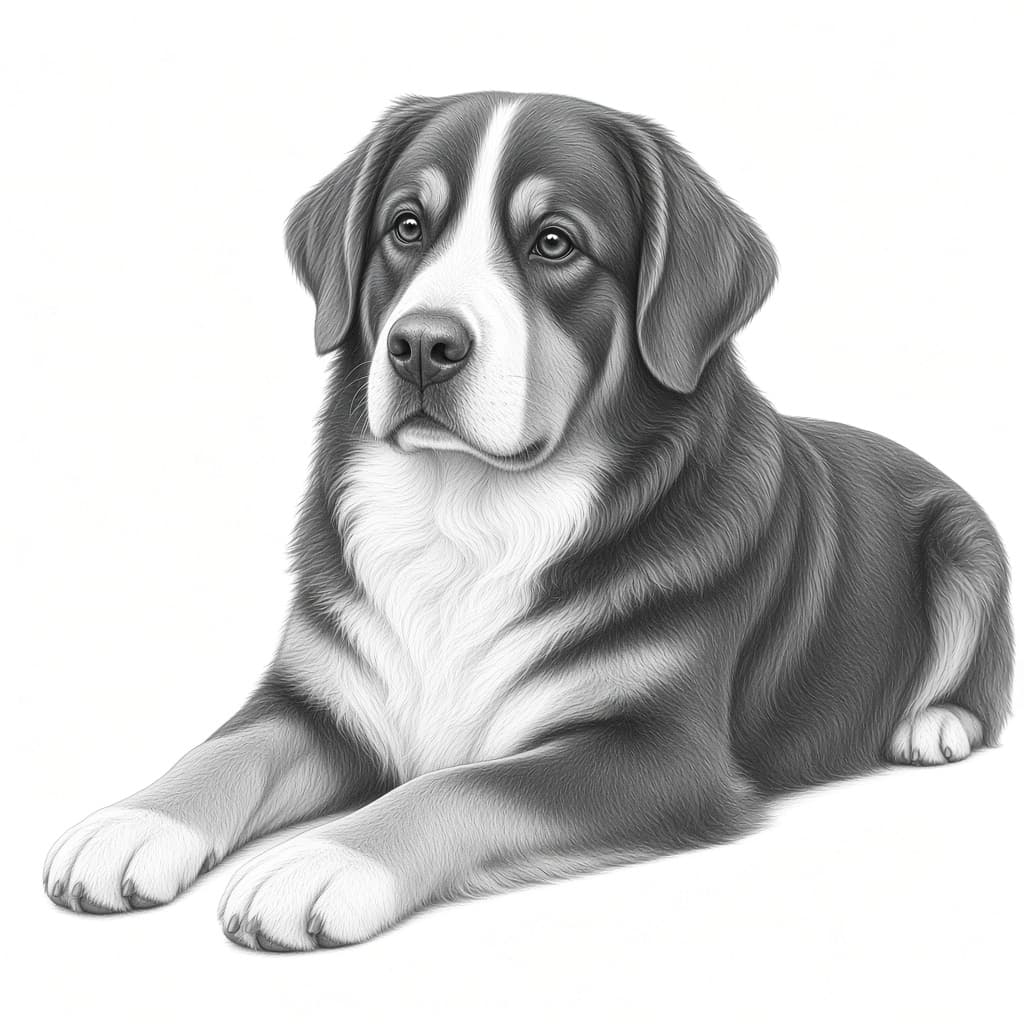 Alma, Bernese Mountain Dog